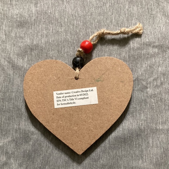 Afrocentric LOVE Wooden Ornaments (2) - Picture 3 of 8